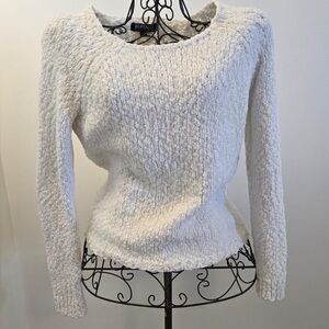Buffalo David Bitton Cream Textured Sweater